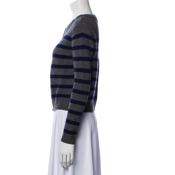 JOIE Striped Scoop Neck Sweater Size: S - Picture 2 of 4